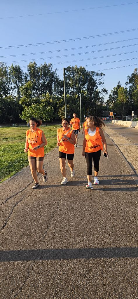 אימון הליכה וריצה קבוצתי